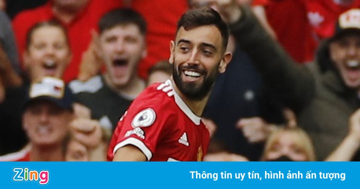 Fernandes lập hat-trick giúp MU đánh bại Leeds