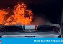 Ferrari 488 Pista phiên bản đặc biệt cháy rụi vì chập điện