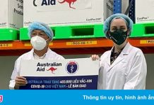403.000 liều vaccine do Australia viện trợ đã về đến Việt Nam