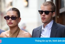 Hailey Bieber chuộng váy cắt xẻ