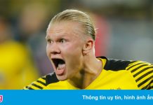 Haaland ấn định thắng lợi cho Dortmund ở phút 90+1