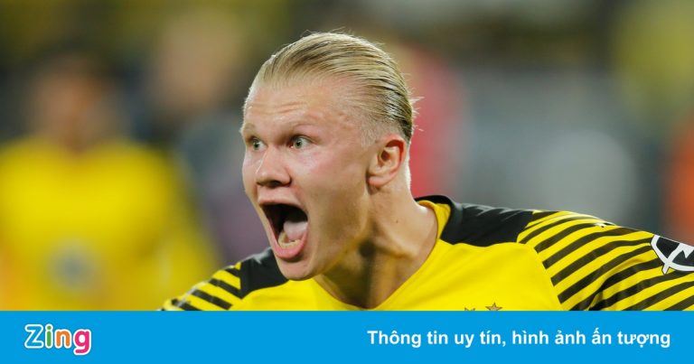 Haaland ấn định thắng lợi cho Dortmund ở phút 90+1