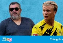 Chelsea từ bỏ vụ Haaland vì yêu sách của Raiola