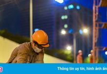 Công trường sửa chữa hầm Kim Liên