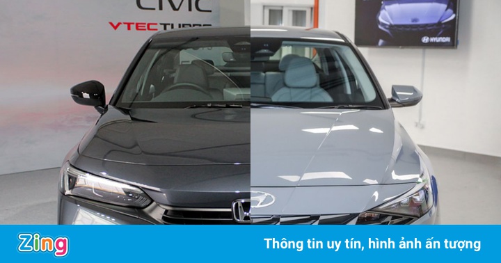 Cuộc chiến sedan cỡ trung giữa Honda Civic 2022 và Hyundai Elantra mới