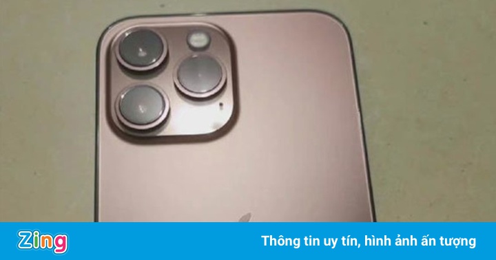 Rò rỉ hình ảnh được cho là iPhone 13 Pro màu vàng hồng