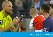 Đối thủ nhờ Messi bế con để chụp hình