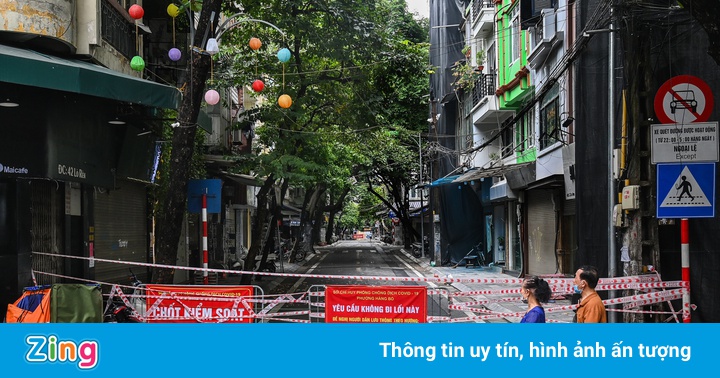 Điều chỉnh phạm vi phong tỏa tại quận Hoàn Kiếm