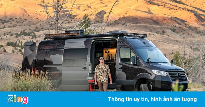 Mercedes-Benz Sprinter nâng cấp thành nhà di động dành cho thợ săn