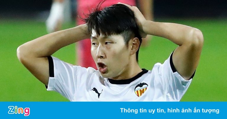 Tài năng trẻ Hàn Quốc tan mộng tại Valencia Tài năng trẻ Hàn Quốc tan mộng tại Valencia