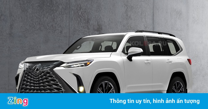 Hình ảnh thiết kế của Lexus LX thế hệ mới