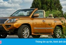 Chiếc Lexus LX570 đặc biệt được độ mui trần