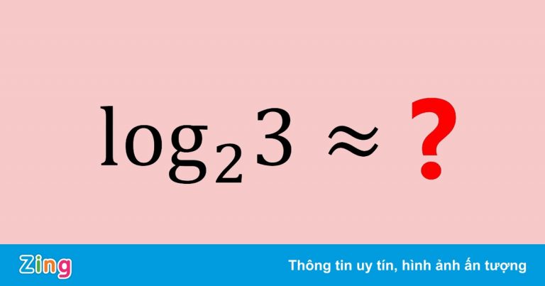 Thử thách tính logarit của một số không dùng máy tính