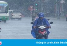 Hà Nội mưa lớn cuối tuần