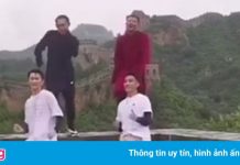 Diễn viên TQ bị chỉ trích vì nhảy trên bờ tường Vạn Lý Trường Thành