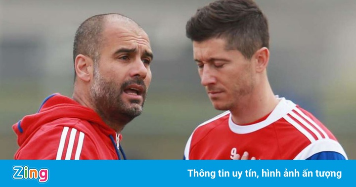 Pep từ chối câu hỏi về Lewandowski