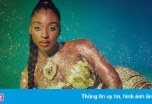 Nữ ca sĩ diện áo cúp ngực làm từ atiso