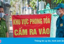 Quận Hoàng Mai phong tỏa khu vực có 1.900 người