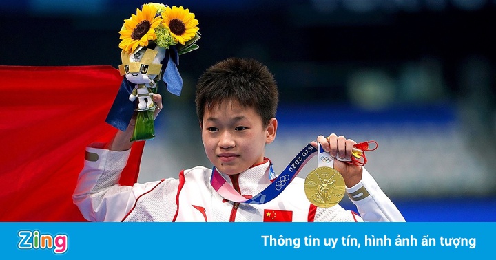 Cô bé 14 tuổi thành em gái quốc dân ở Trung Quốc sau Olympic Tokyo