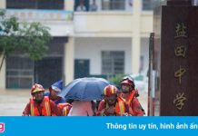 Miền Trung Trung Quốc nâng cảnh báo lũ lụt lên mức cao nhất