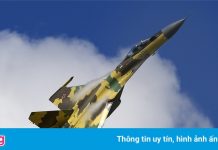Tiêm kích Su-35S của Nga lao xuống biển ở vùng Viễn Đông