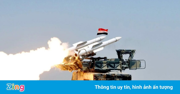 Phòng không Syria đánh chặn tên lửa Israel bắn vào Damascus