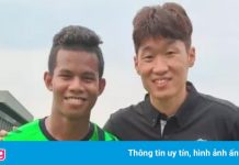 Park Ji-sung động viên tuyển thủ Thái Lan ở Hàn Quốc