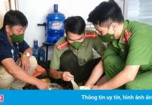 Công an TP Sơn La thu giữ 18 bình khí cười tại quán karaoke