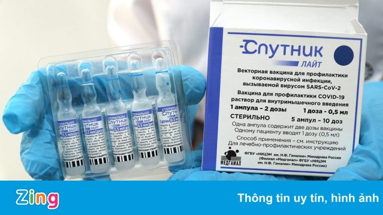 Vaccine một liều Sputnik Light hiệu quả thế nào?