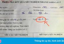 Sửa giấy xét nghiệm để qua chốt kiểm soát phòng dịch