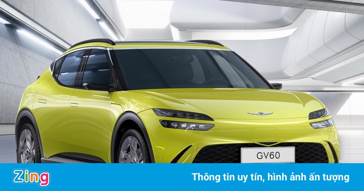 Genesis GV60 là xe điện đầu tiên trên thế giới có thể sạc không dây