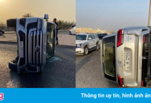 Toyota Land Cruiser 2021 tiếp tục gặp tai nạn