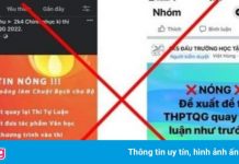 Bộ GD&ĐT cảnh báo tin giả về kỳ thi tốt nghiệp THPT