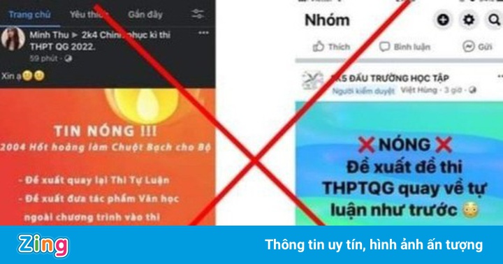 Bộ GD&ĐT cảnh báo tin giả về kỳ thi tốt nghiệp THPT