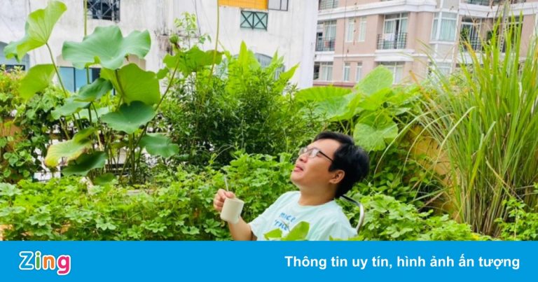 Trồng rau, nuôi chim trên sân thượng để thư giãn trong dịch