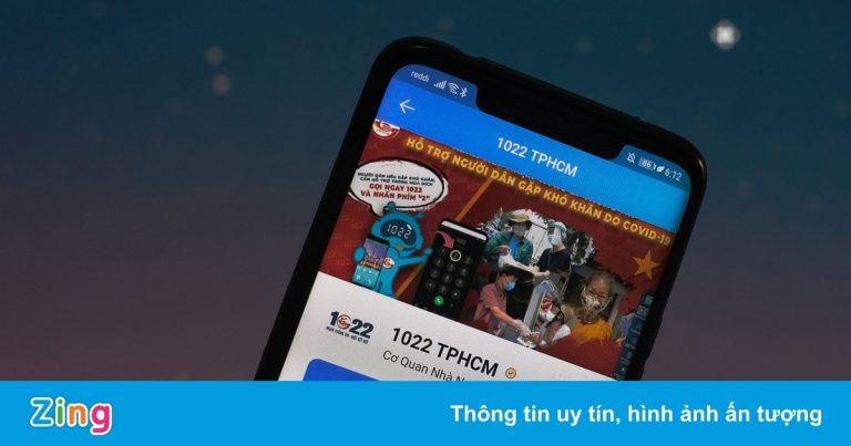 Người dân TP.HCM có thể liên lạc đường dây nóng 1022 qua Zalo