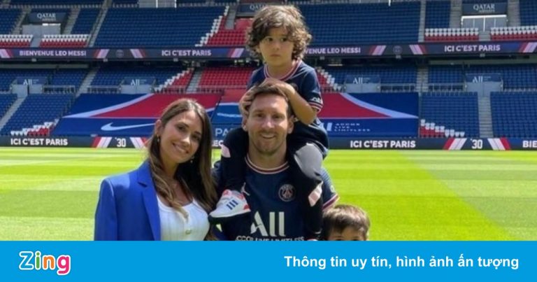 Con trai Messi gia nhập đội trẻ PSG