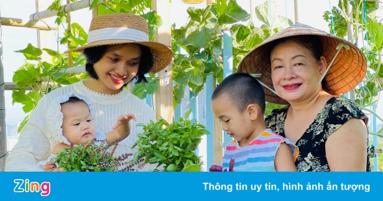 Sống khỏe trong dịch nhờ trồng gần 20 loại rau, củ, quả ở sân thượng