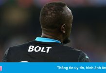 Rooney chạy đua với Usain Bolt ở trận Soccer Aid