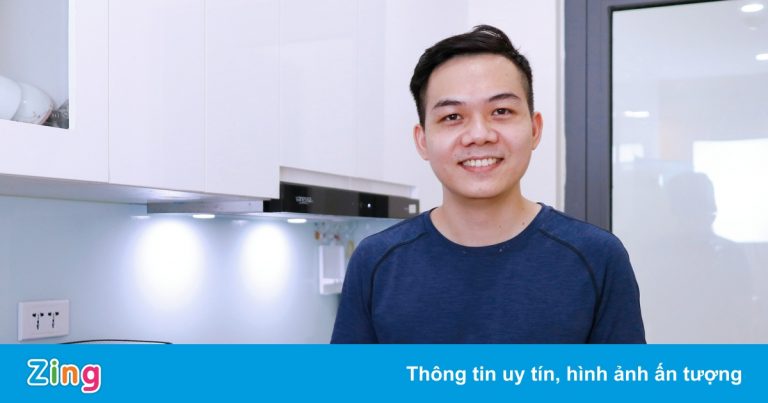 Món bánh kem trứng của ông bố mới vào bếp