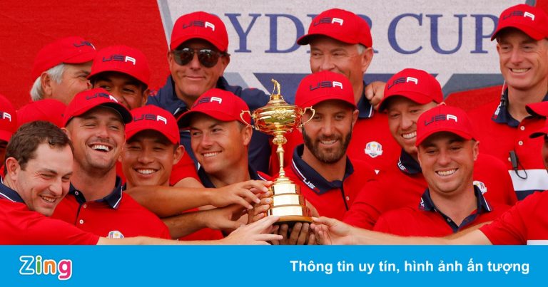 Tuyển Mỹ lập kỷ lục khi vô địch Ryder Cup