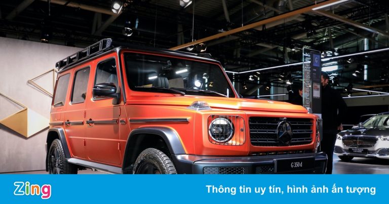 Mercedes-Benz G-Class 2022 có gói trang bị mới