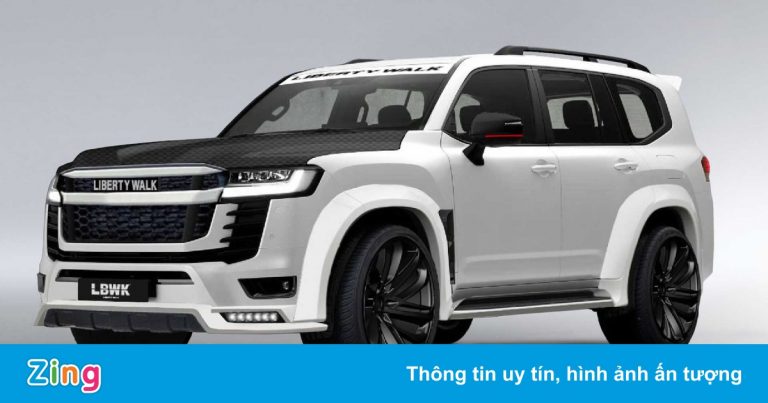 Toyota Land Cruiser 2022 hầm hố với gói độ Liberty Walk