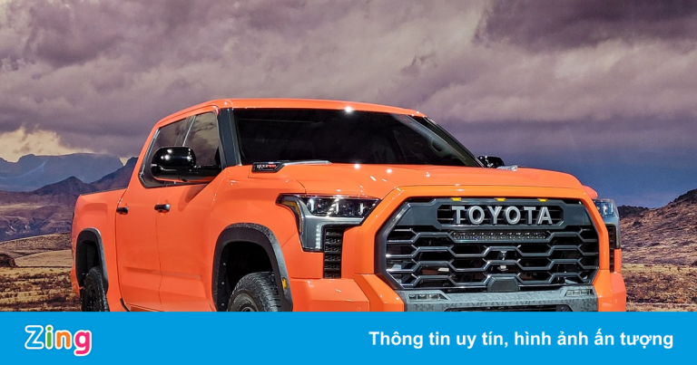 Toyota Tundra 2022 chính thức ra mắt, cạnh tranh với Ford F-150