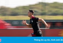 Tốc độ của Ronaldo trong buổi tập thứ 2 ở MU