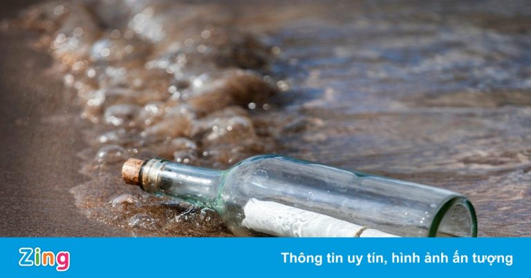 Lá thư trong chai được tìm thấy sau 37 năm trôi dạt