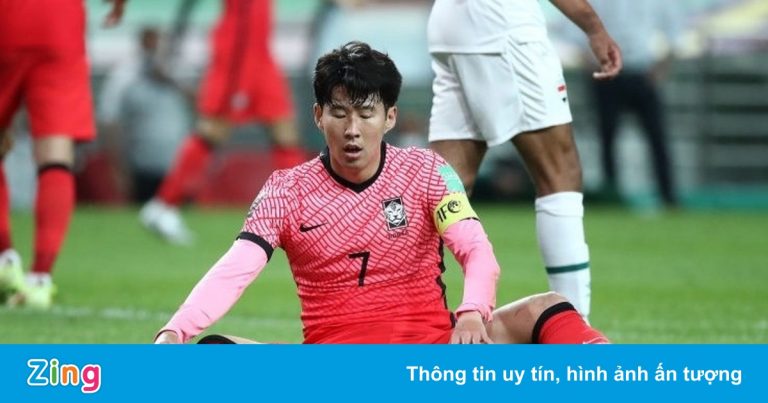 Son Heung-min bất lực trước hàng thủ Iraq