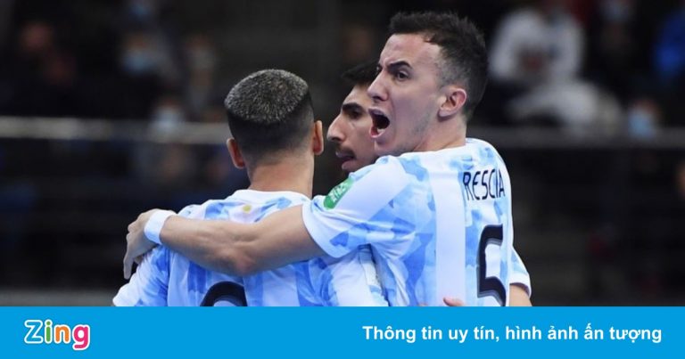 Argentina đánh bại Brazil để vào chung kết Futsal World Cup 2021