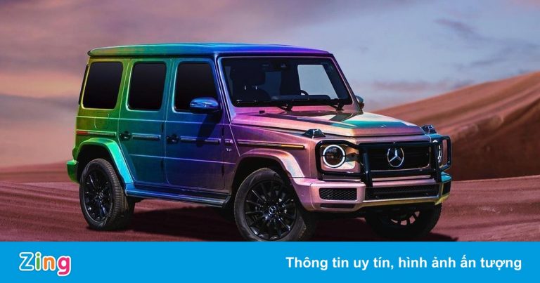 Chiếc Mercedes-Benz G-Class có 7 sắc cầu vồng