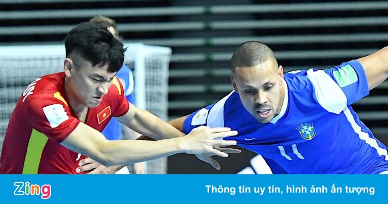 Tuyển futsal Việt Nam có trải nghiệm quý giá trước Brazil ở World Cup